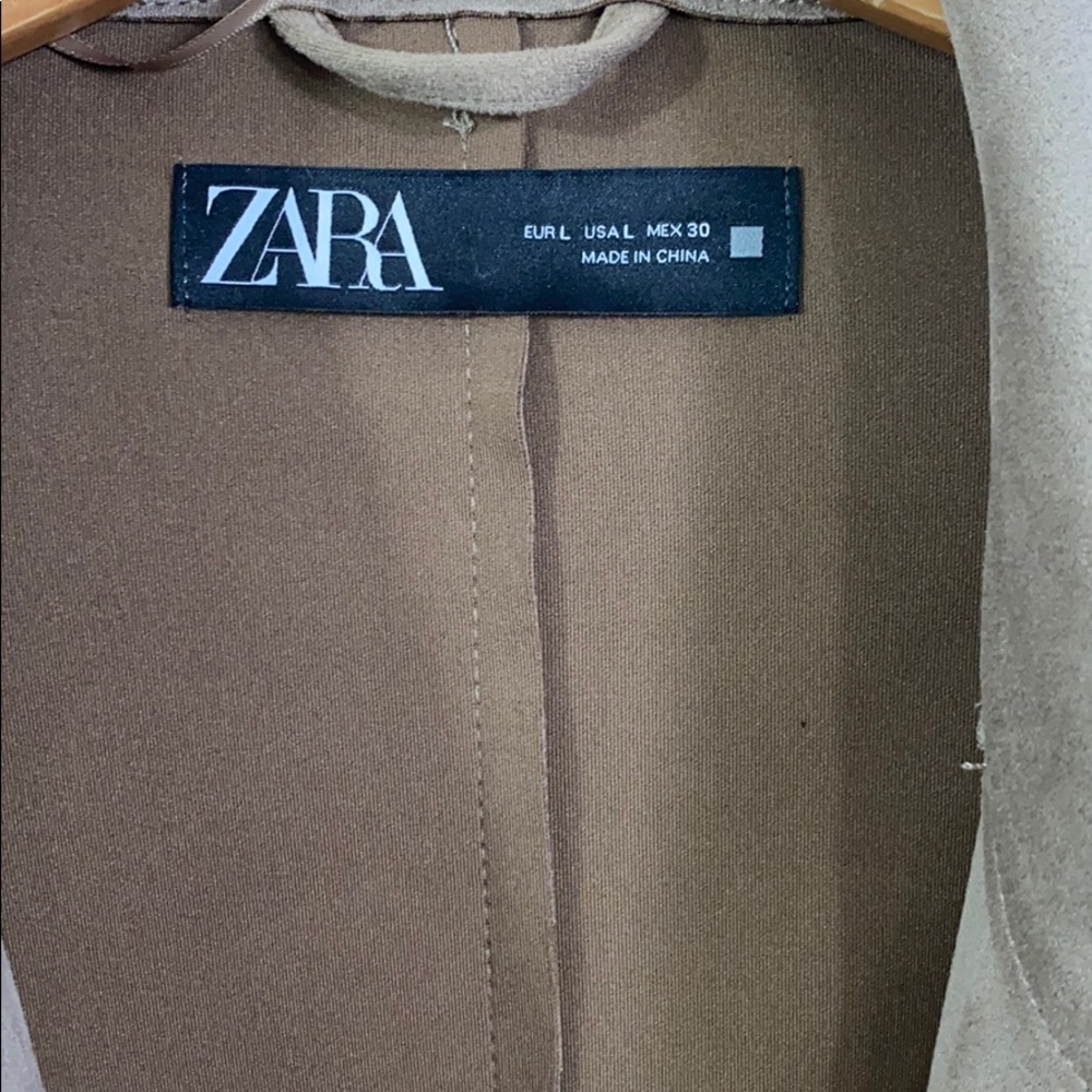 Zara Faux Suede Jacket - Picture 8 of 14
